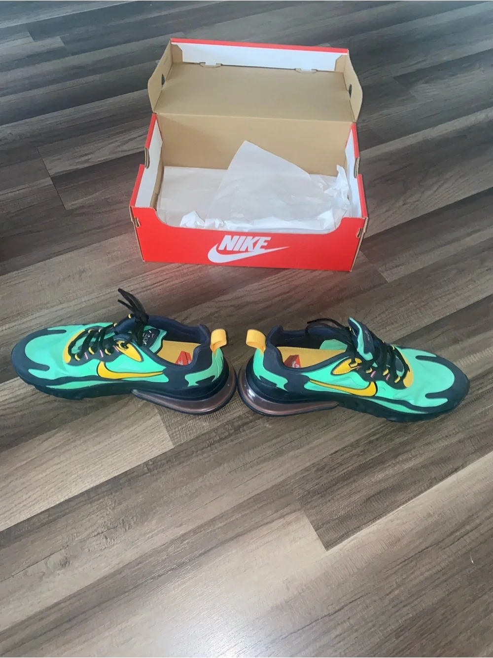 Nike vibrant green